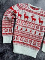 Christmas Sweater For Men, Holiday Sweatshirt, Warm Mens Pullover, Anniversary Gift For Him