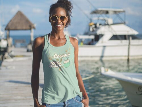 Coconut Life Racerback Tank