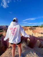 Pink Oversized Hoodie With Inspirational Quote - 'Have A Nice Day' - Cozy Beachwear Sweatshirt Gift For Her - Matching Best Friend Trendy