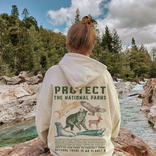 Environmental Hoodie National Parks Ranger Sweatshirt Explore National Park Aesthetic Granola Girl Hoodie Trendy Hoodies Fall Hoodie Vsco