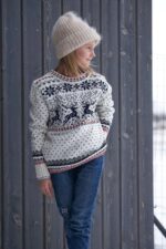 Christmas Sweater For Kids, Kid'S Reindeer Sweater, Wool Sweater For Kids