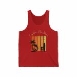 Surfer Tank Every Wave Is A New Adventure Black And Red